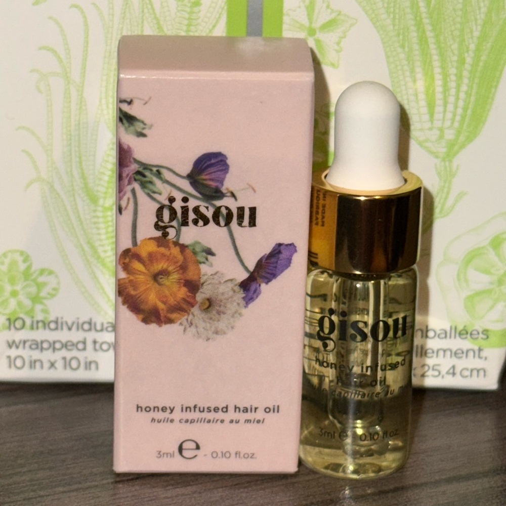 Gisou Honey Infused Hair Oil Mini Sample Travel Size | New